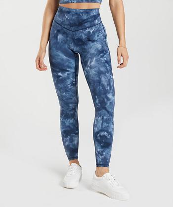 Dámské Legíny Gymshark Elevate Blankyt | CZ 4093BEX